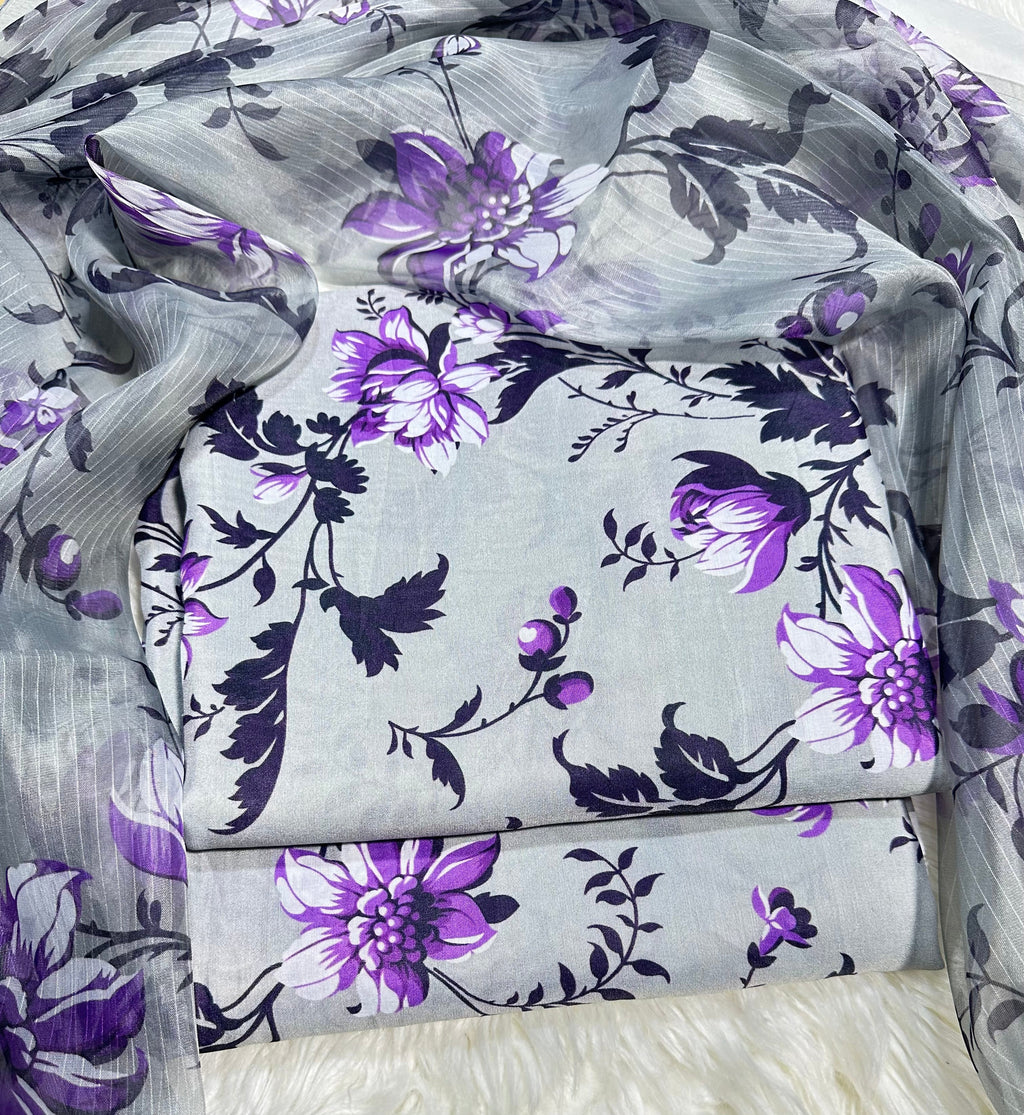 Afrozeh Swiss Lawn 3pc Printed Swiss Lawn Unstitched SL-5519