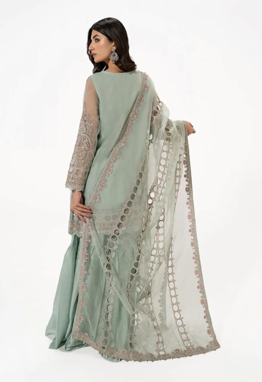 MARIA B - LUXURY FORMAL DRESS ORGANZA 3PC UNSTICHED (SL-4360)