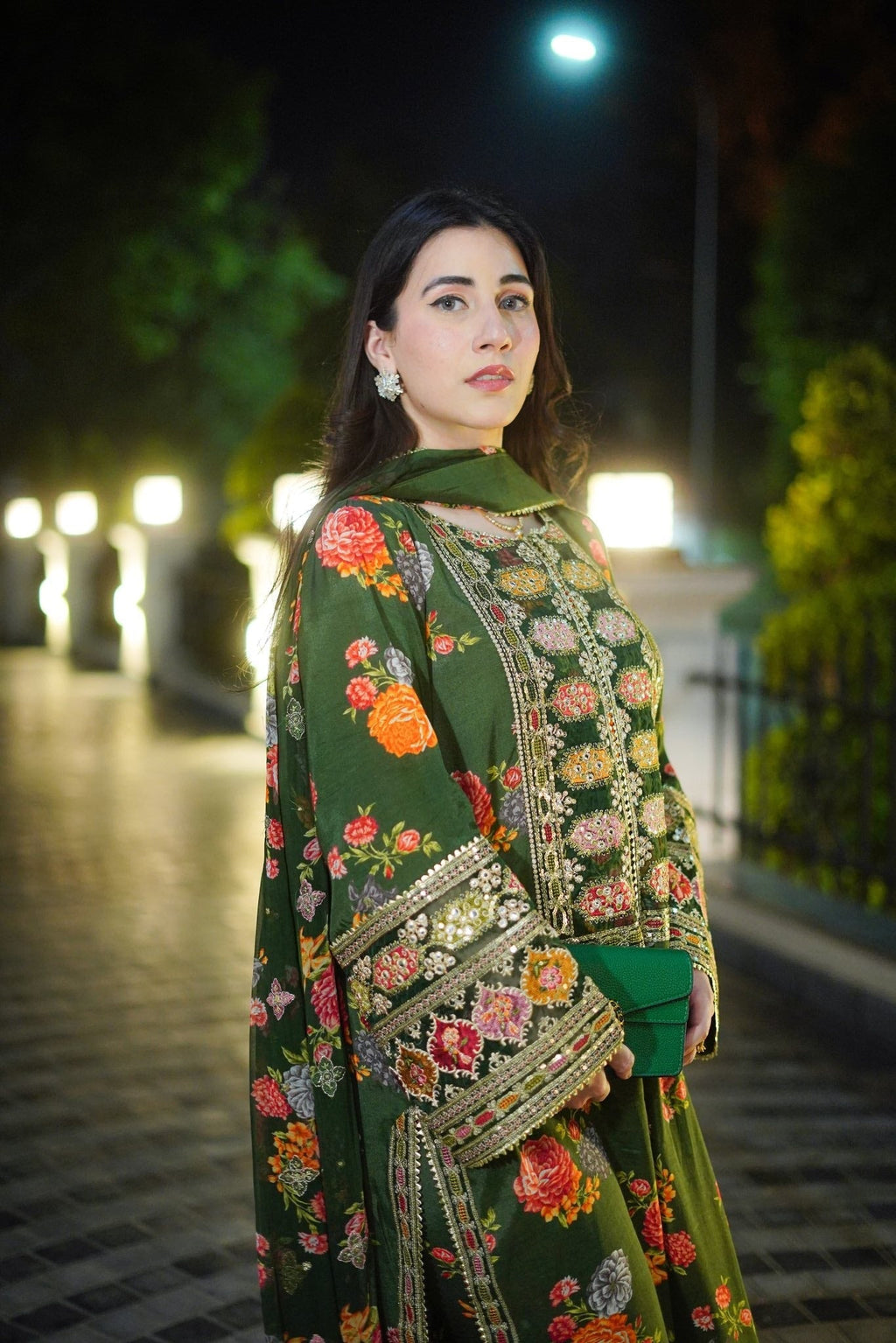 Sahiba-ANEELA’s COLLECTION PRINTED EMBROIDERED DHANAK UNSTICHED 3pc