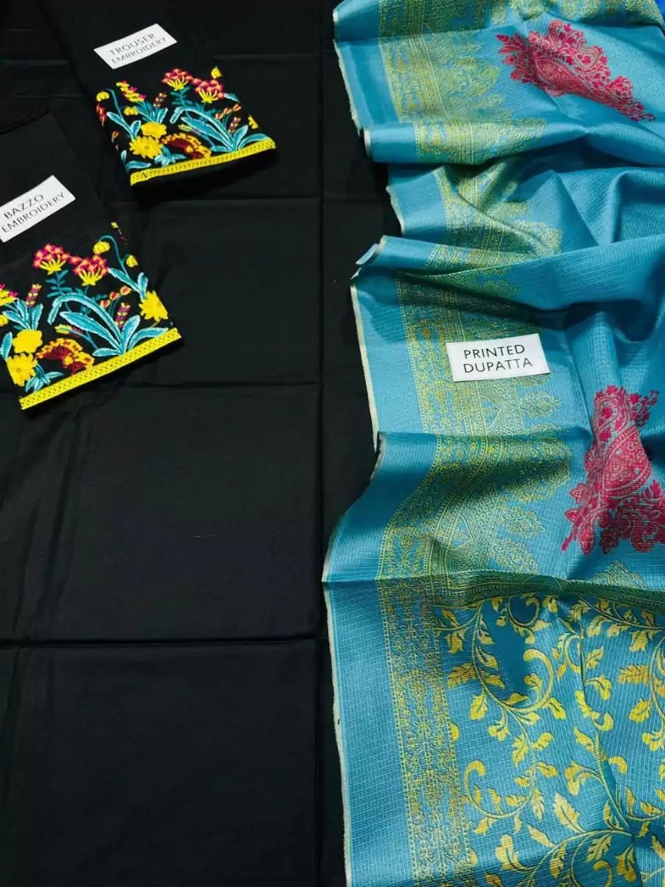 ASLING-DHANAK EMBROIDERED UNSTICHED 3pc (SL-1320)