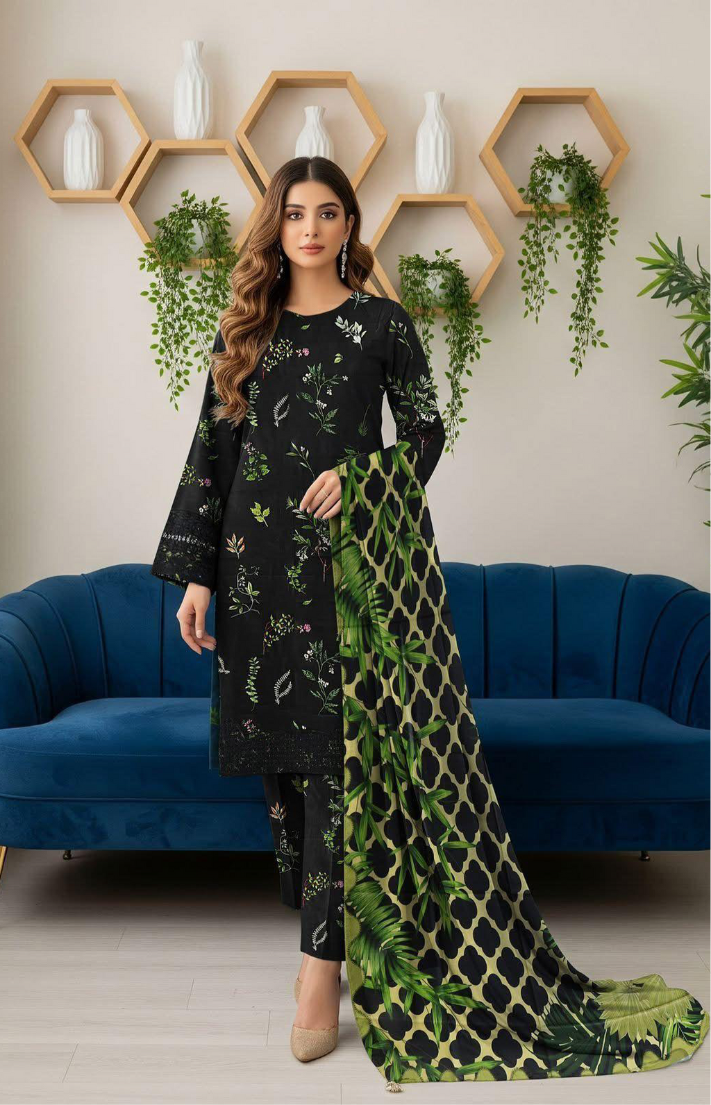 LimeLight Daman LaserKari linen 3pc