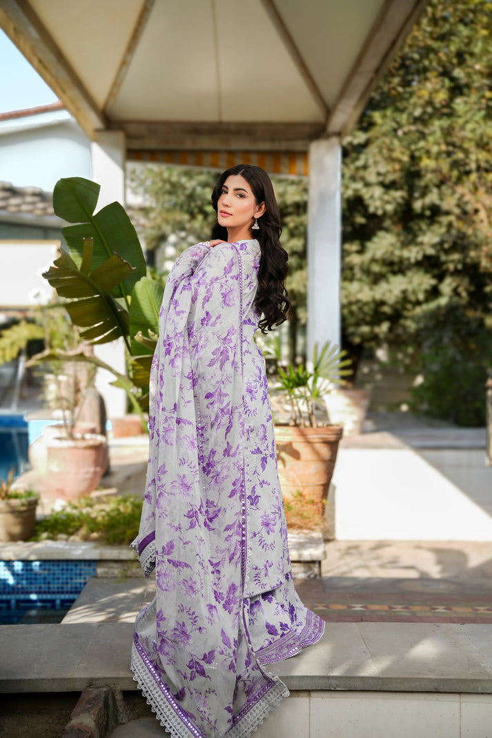 Afrozeh Swiss Lawn 3pc Printed Swiss Lawn Unstitched SL-5519