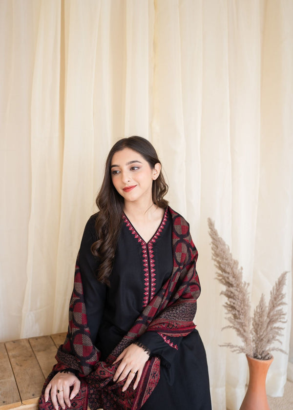 ARZO-ASLING EMBROIDERED DHANAK 3PC (SL7431)