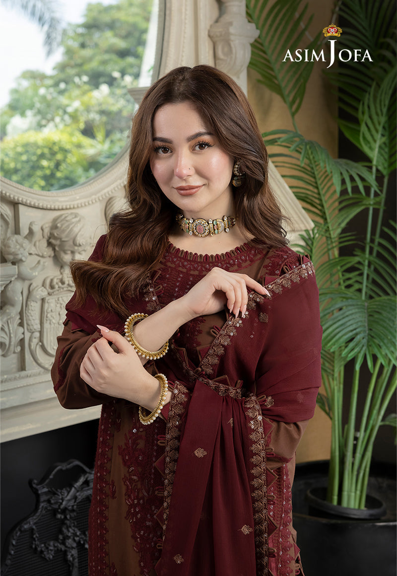 HANIA AMIR-EMBROIDERED DHANAK 3pc (SL-14)