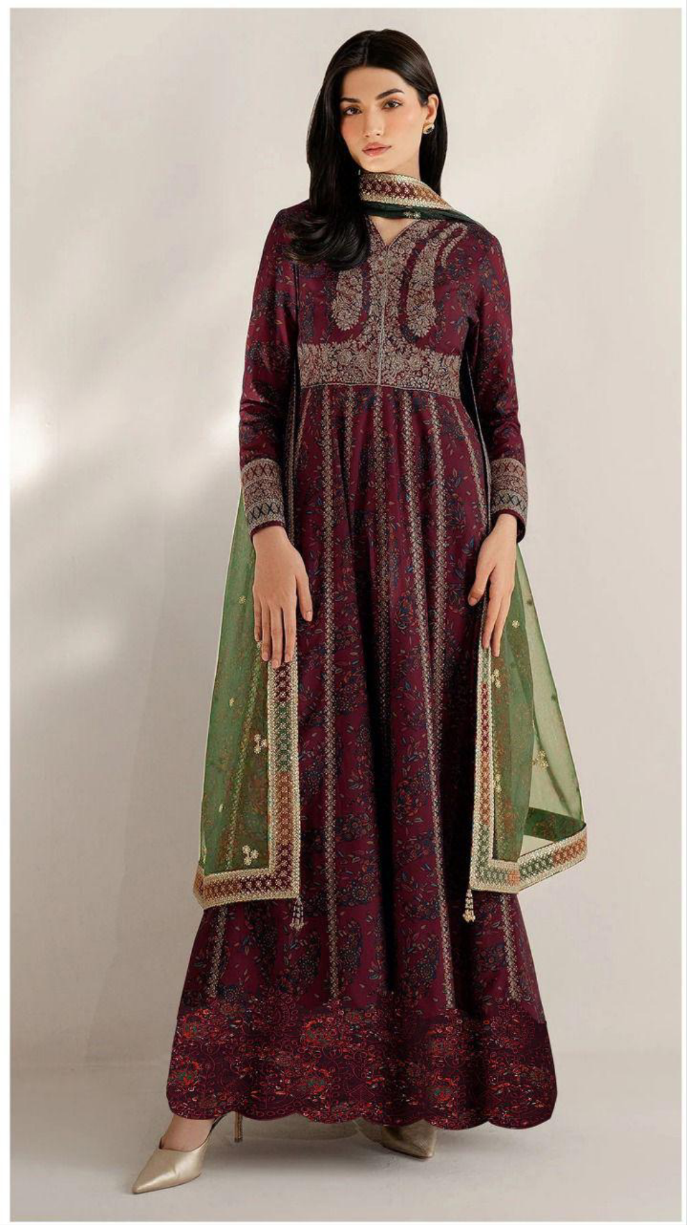 Jazmin Daman LaserKari linen 3pc