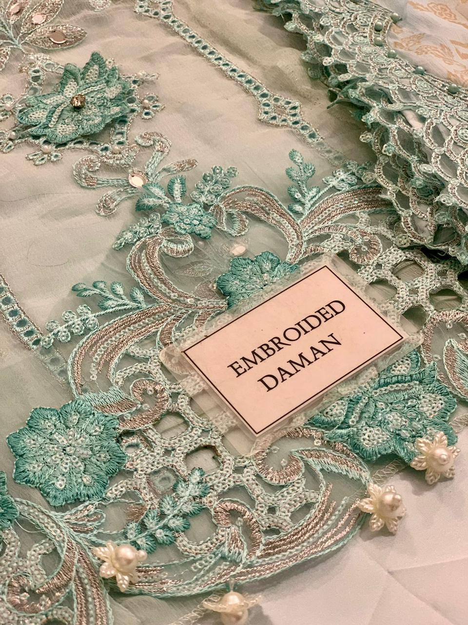 Maria b luxury chiffon 3pc unstitched