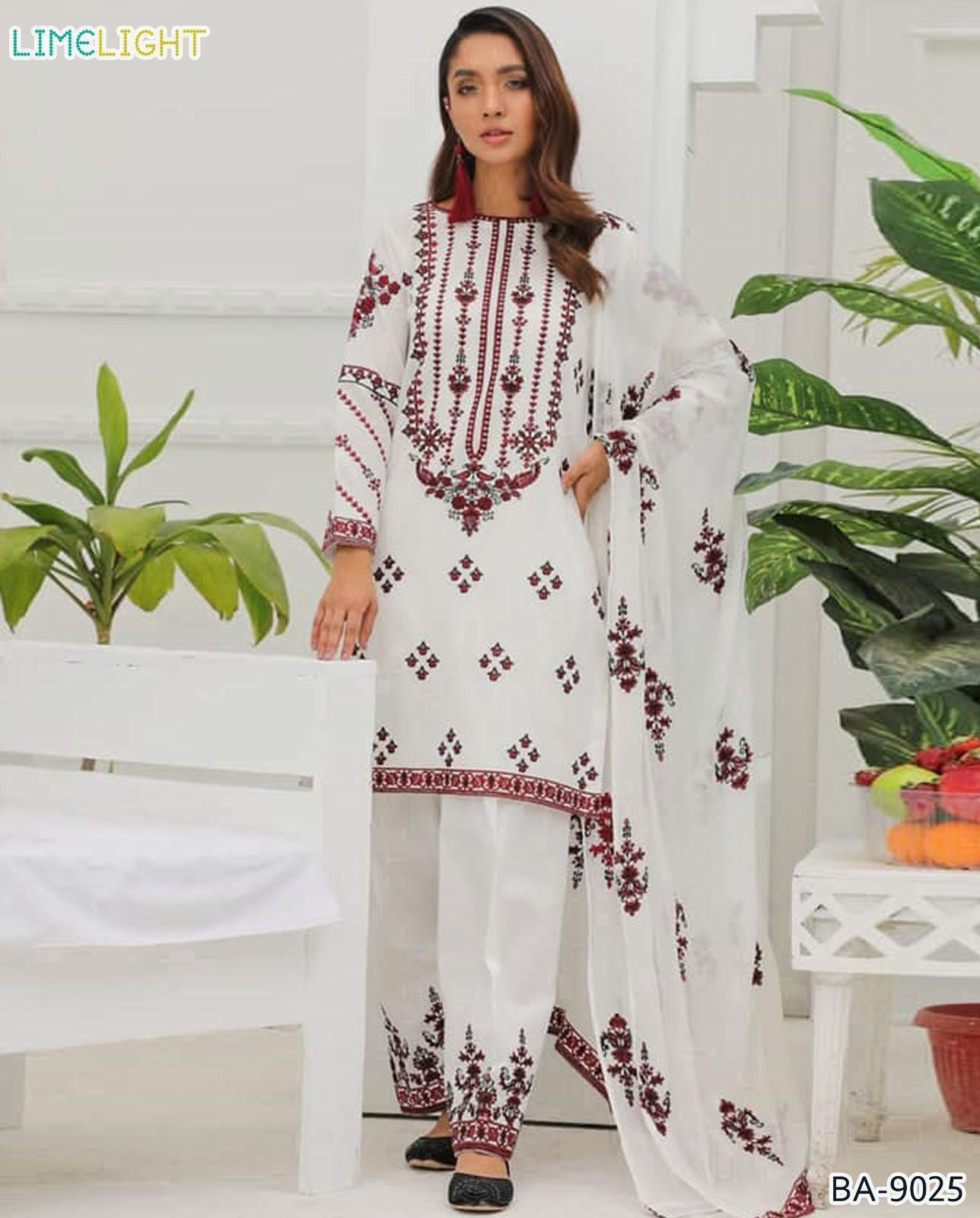 Dhanak EMBROIDERY 3PC