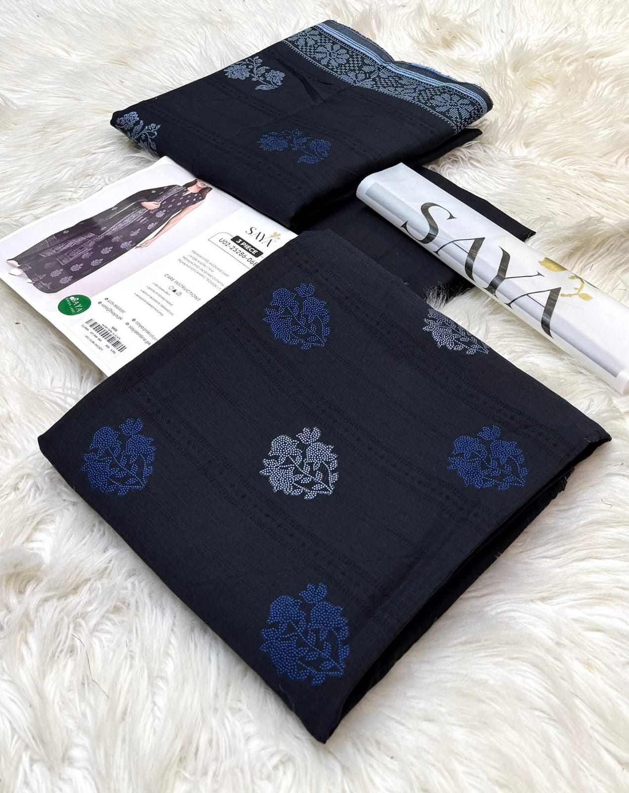 Saya cotton jacquard 3pc