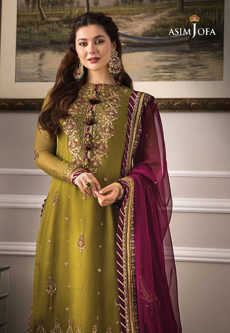 Asim jofa luxury chiffon 3pc