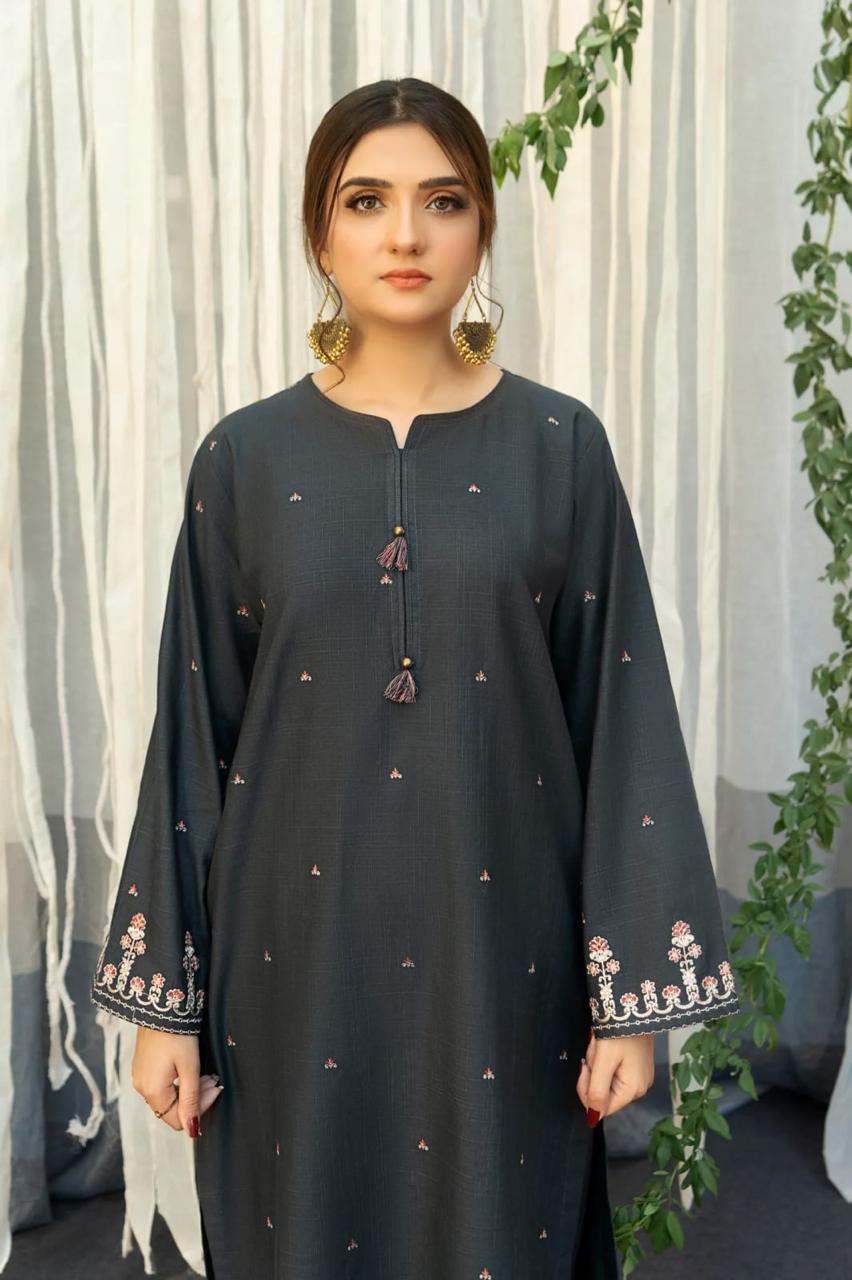 URGE  Dhanak Embroidered 3pc
