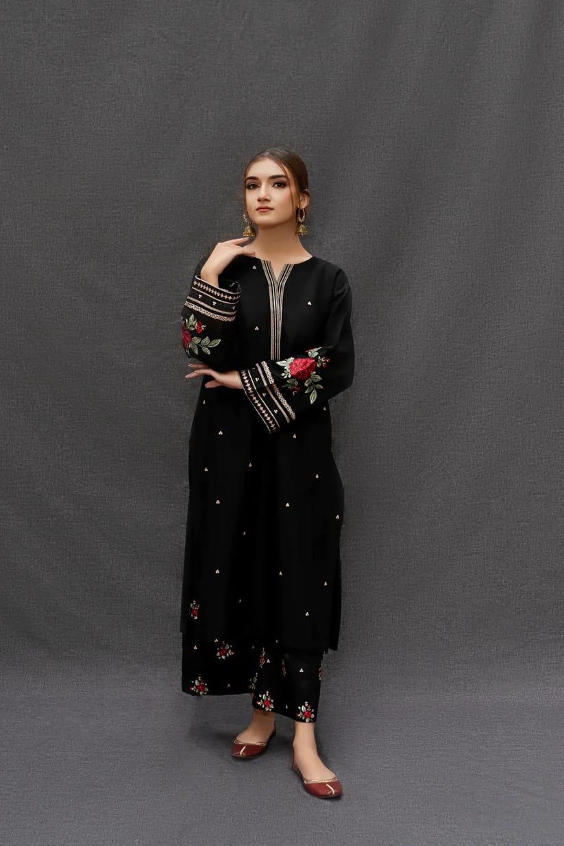 URGE  Dhanak Embroidered 3pc